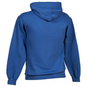 Estwing blue hooded sweatshirt back