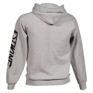 Estwing gray hooded sweatshirt back