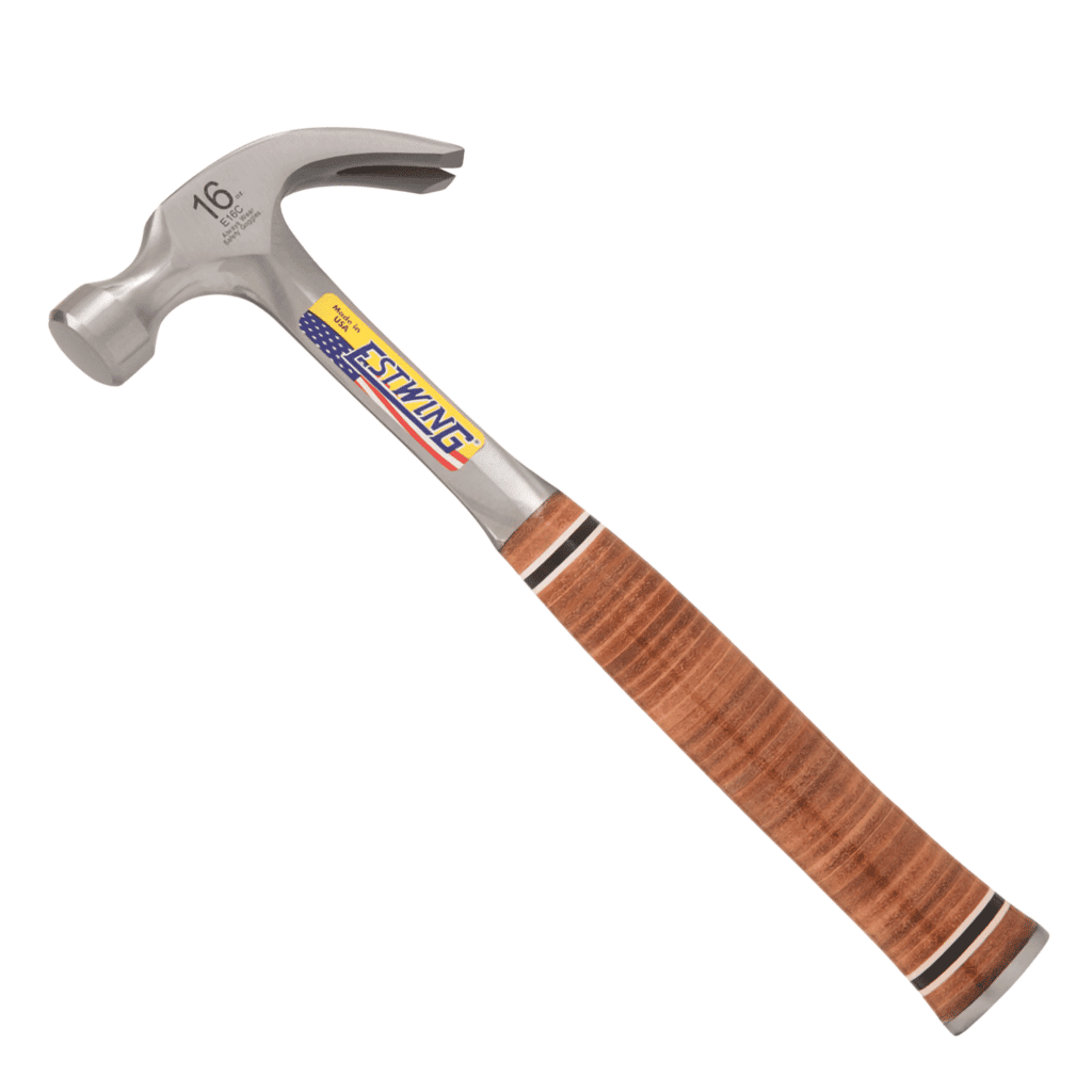 Estwing Claw Hammer 16 oz. Leather (E16C)