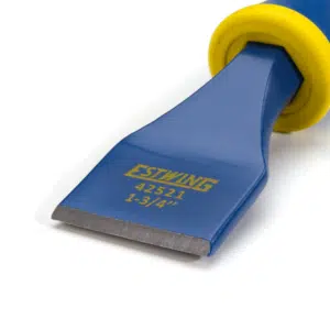 Estwing 1-3/4-Inch Wide Masonry Chisel with Grip Guard (42521)