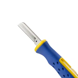 Estwing 1.8-Inch Sheepsfoot Tip Cable Splicing Knife with In-Handle Blade Cover Storage (42468)