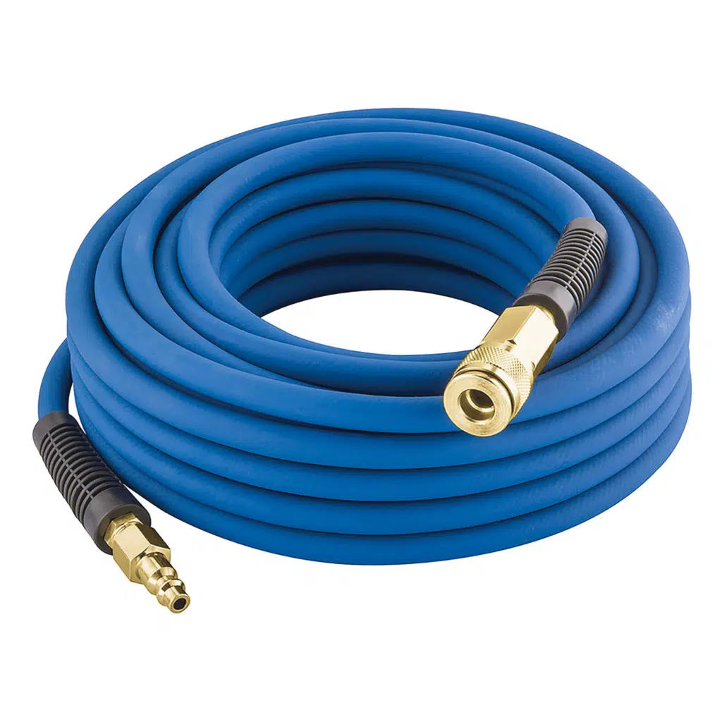 Estwing 1/4-Inch x 50-Foot PVC/Rubber Hybrid Air Hose with 1/4-Inch NPT Brass Fittings (E1450PVCR)
