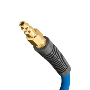 3/8-Inch x 50-Foot PVC/Rubber Hybrid Air Hose with 1/4-Inch NPT Brass Fittings (E3850PVCR)