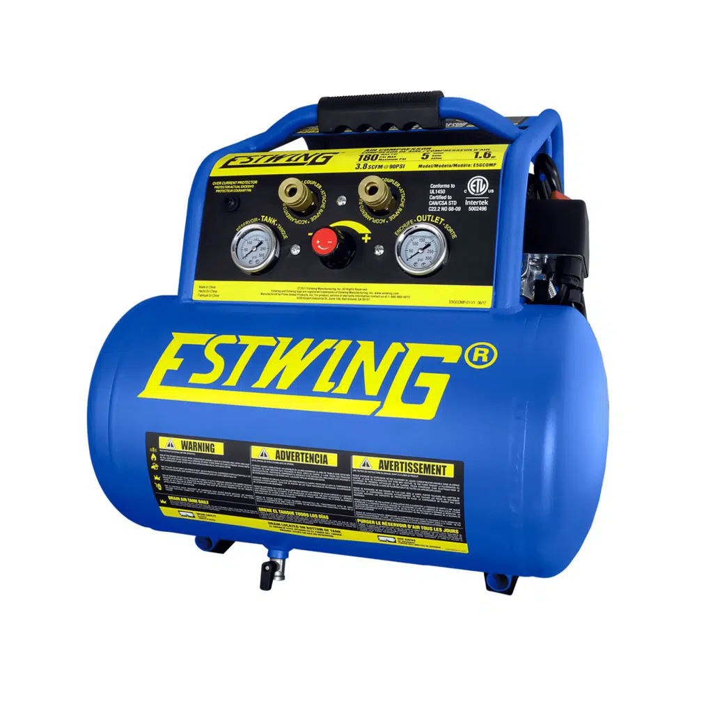 Estwing 5-Gallon Quiet High Pressure Oil-Free Compressor (E5GCOMP)
