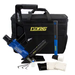 18-Gauge L-Cleat Flooring Nailer with Fiberglass Mallet and Canvas Bag (EF18GLCN)