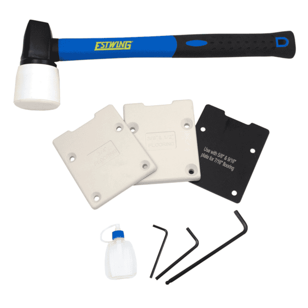 18Gauge LCleat Flooring Nailer with Fiberglass Mallet and Canvas Bag