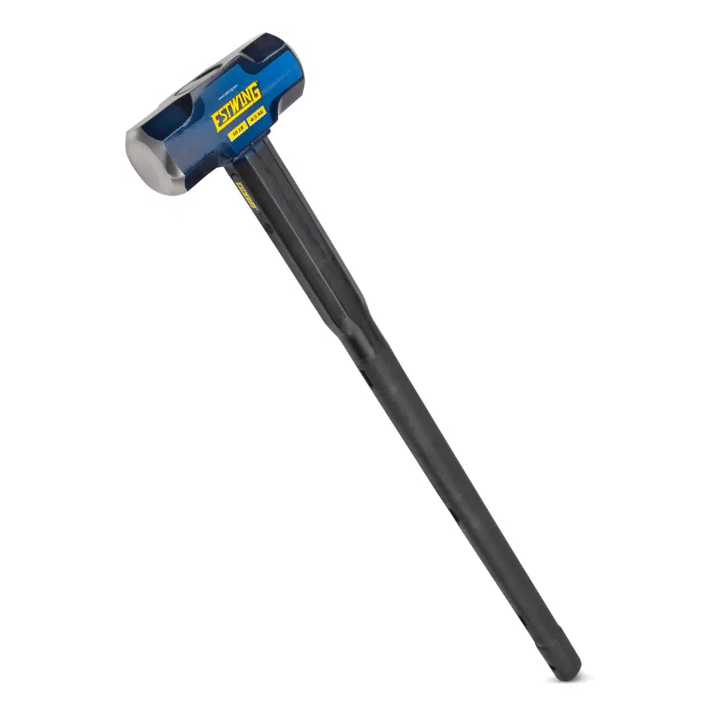 Estwing 10-Pound Hard Face Sledge Hammer, 36-Inch Indestructible Handle (ESH-1036X)