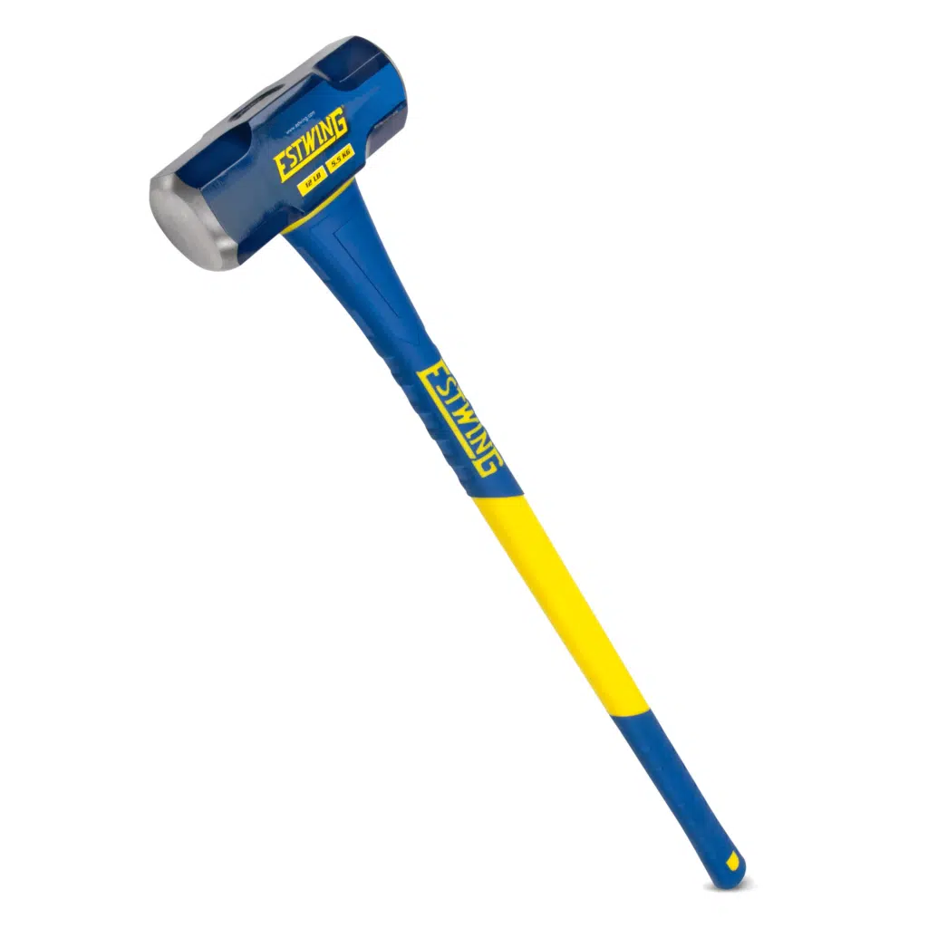 Estwing 12-Pound Hard Face Sledge Hammer, 36-Inch Fiberglass Handle (ESH-1236F)