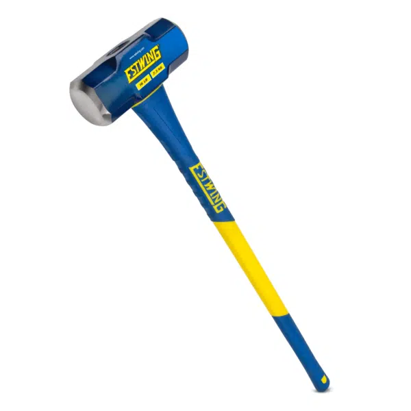 Estwing 16-Pound Hard Face Sledge Hammer, 36-Inch Fiberglass Handle (ESH-1636F)
