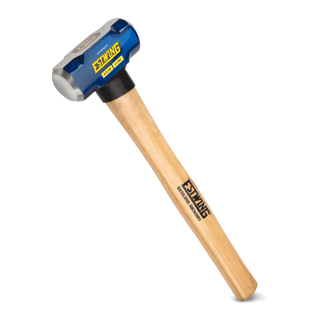 Estwing 2.5-Pound Hard Face Sledge Hammer, 16-Inch Hickory Handle (ESH-216W)