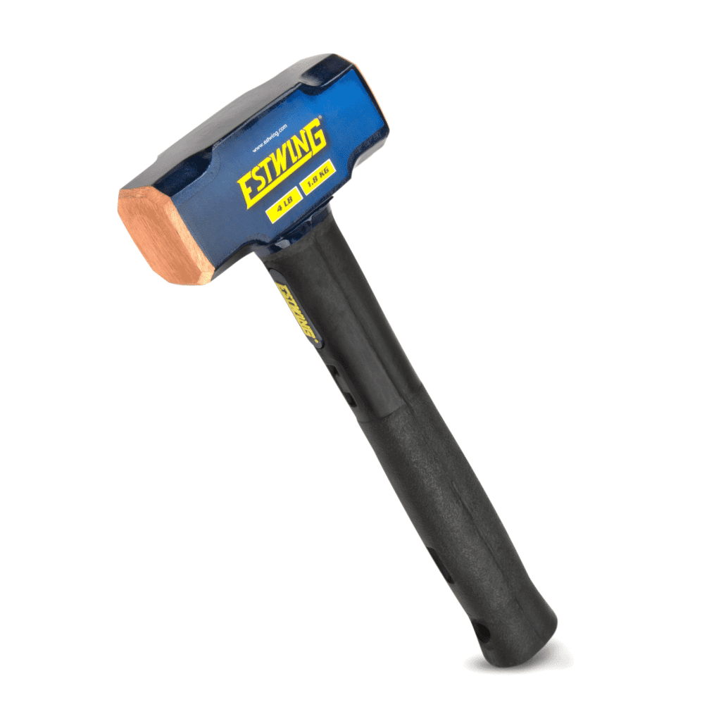 Estwing 4-Pound Copper Sledge Hammer, 12-Inch Indestructible Handle (ESH-412X/CU)