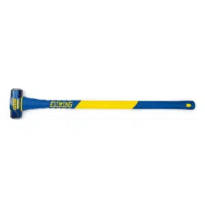 Estwing 6-Pound Hard Face Sledge Hammer, 36-Inch Fiberglass Handle (ESH-636F)