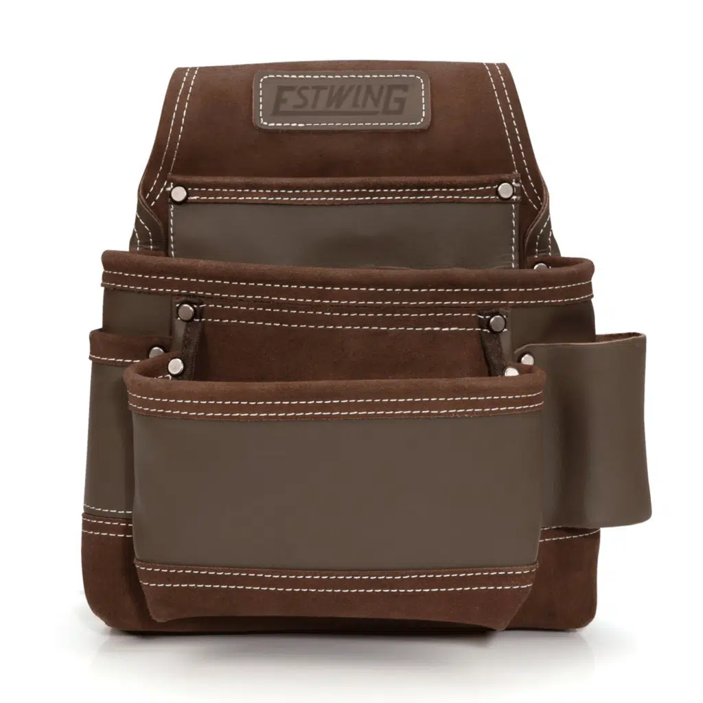 Estwing 9-Pocket Leather Contractor's Tool Pouch (94748)