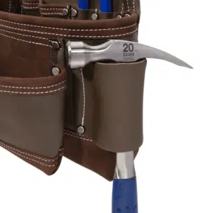 9-Pocket Leather Contractor's Tool Pouch (94748)
