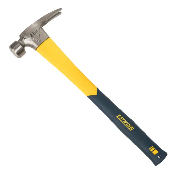 Estwing Sure Strike® Milled Face Hammer with Nail Starter 21 oz. Fiberglass (MRF21LM)