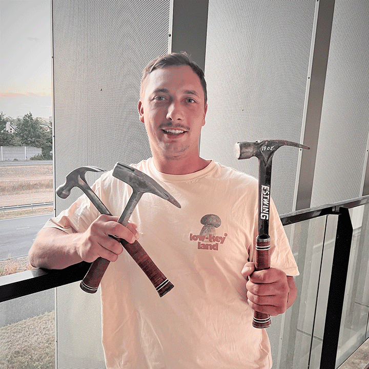 Forever in his heart and toolbox Estwing