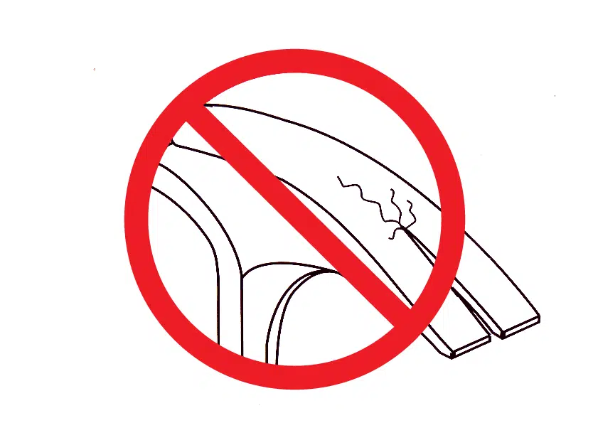 Icon for crack in claw section of hammer