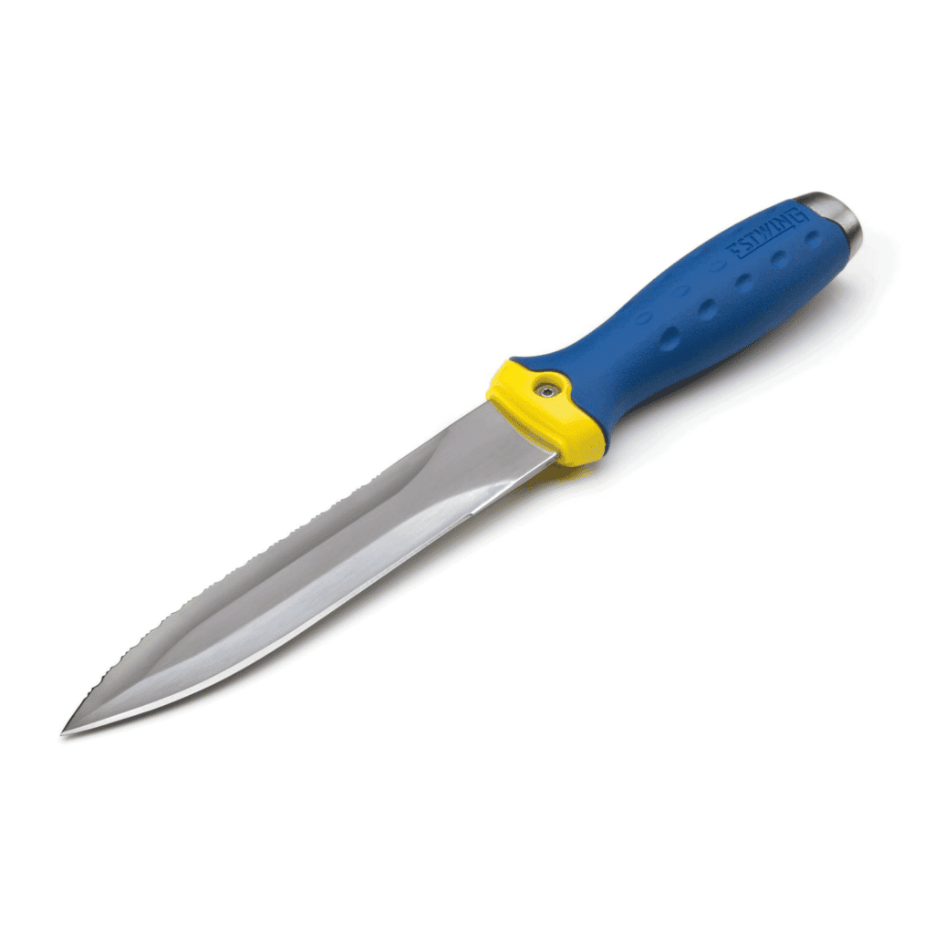 Estwing 5.5-Inch Fixed Blade Double-Edged Duct Knife with Sheath (42454)