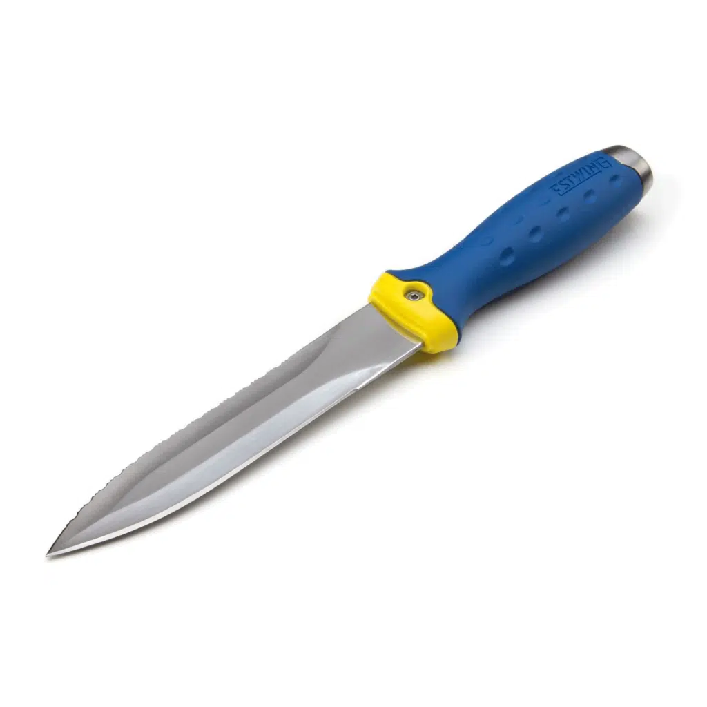 Estwing 5.5-Inch Fixed Blade Double-Edged Duct Knife with Sheath (42454)