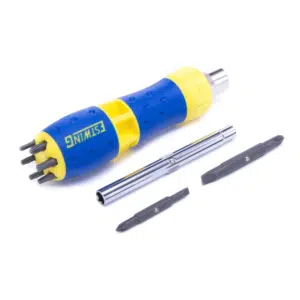 19-In-1 Reversible Ratcheting Screwdriver Bit Set