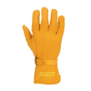 Estwing Classic Leather Driver Work Glove with Adjustable Wrist Strap (EWADJLD)