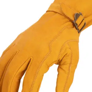 Estwing Classic Leather Driver Work Glove with Adjustable Wrist Strap (EWADJLD)